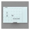 U Brands Floating Glass Dry Erase Undated One Month Calendar, 36 x 24, White 3967U00-01